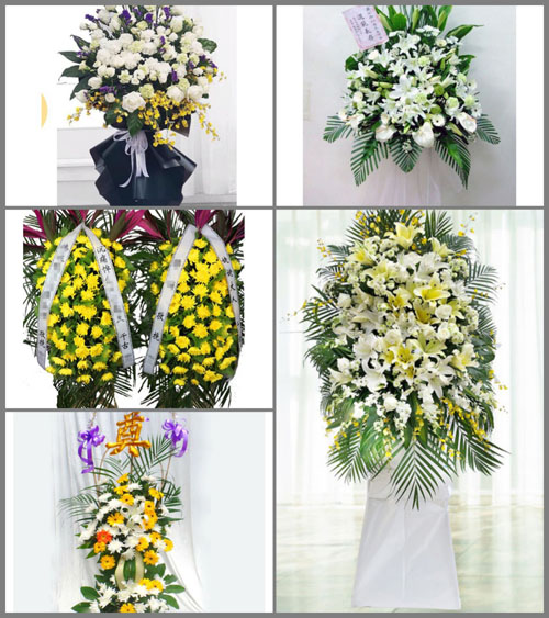 福建福州长乐市漳港街道沙尾村白事花篮预定